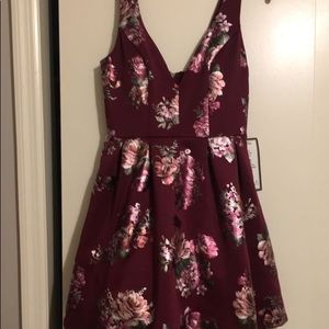 Short floral dress